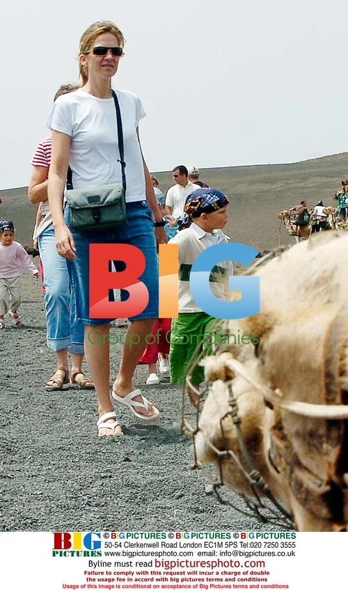 Spanish Royals Enjoy Camel Ride in Lanzarote