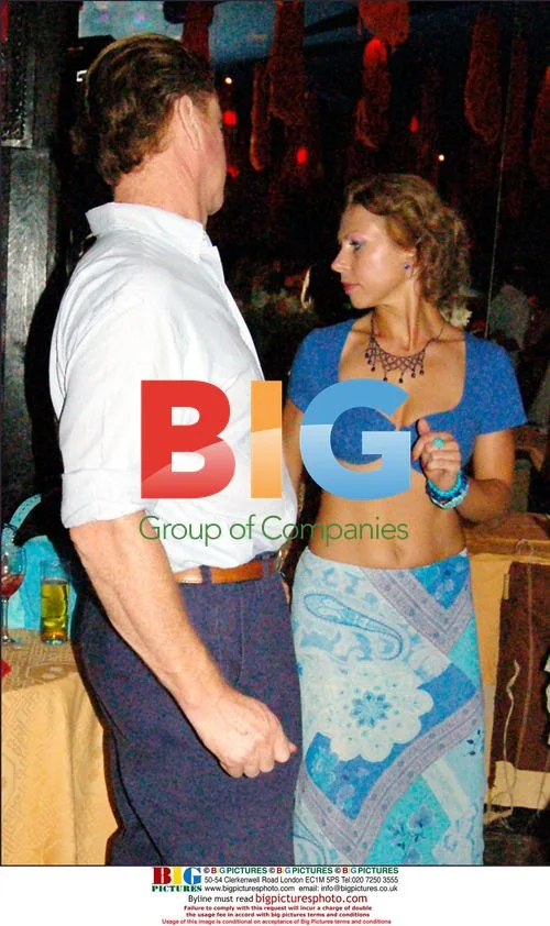 James Hewitt and Russian Girlfriend in Marbella