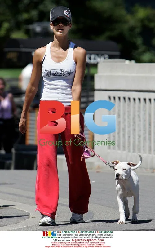 Jessica Alba Plays with Puppy in Vancouver