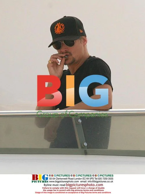 Rapper Kidd Rock Chilling with Friends in St Tropez