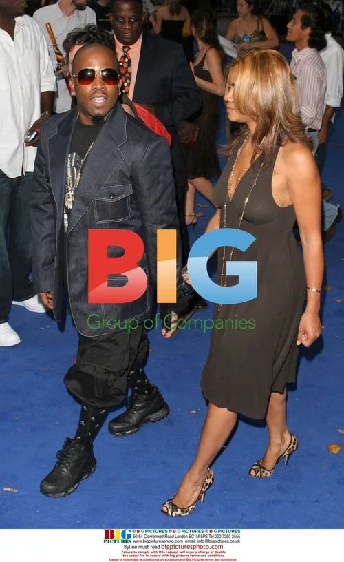 Big Boi and Guest at Miami Vice London Premiere