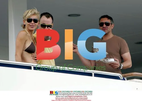 Kidd Rock and David Furnish on Holiday in St Tropez