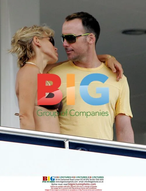 Kidd Rock and David Furnish in St Tropez