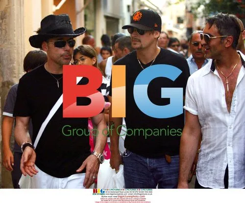 Kidd Rock and David Furnish in St Tropez
