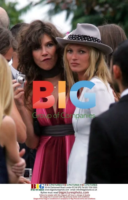 Kate Moss at Gillespie-England Wedding