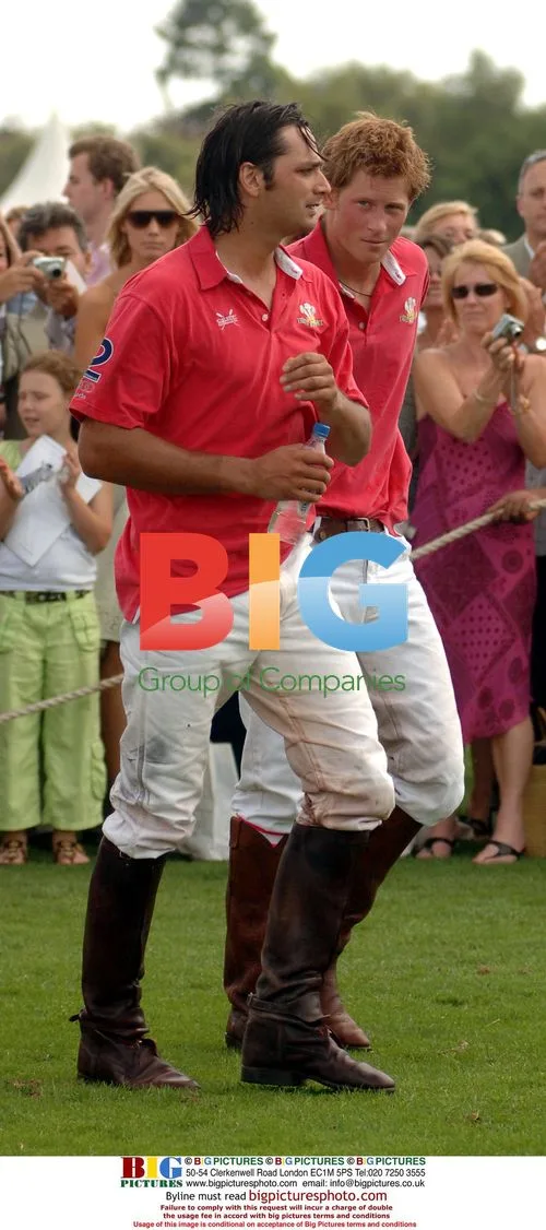 Prince Harry at Polo Match