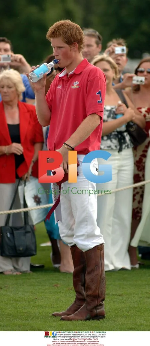Prince Harry at Cartier Polo