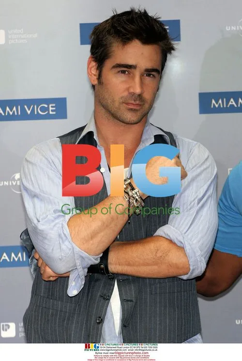Colin Farrell at Miami Vice Photocall