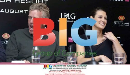 Ant & Dec, Colin Montgomerie, Kirsty Gallacher at All-Star Cup 2006