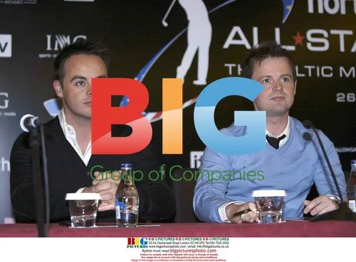 Ant & Dec, Colin Montgomerie, Kirsty Gallacher at All-Star Cup 2006