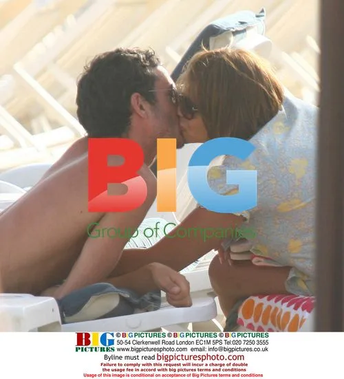 Jade Goody on holiday in Spain