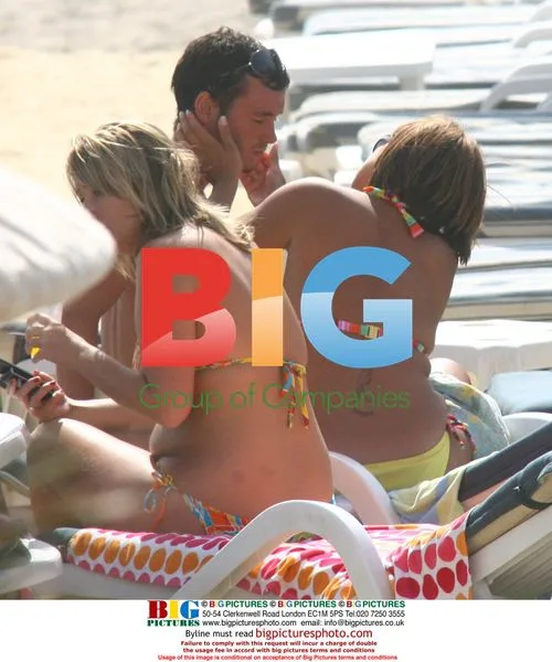 Jade Goody Relaxes on Holiday in Spain