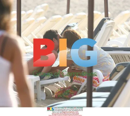 Jade Goody Relaxes on Holiday in Spain