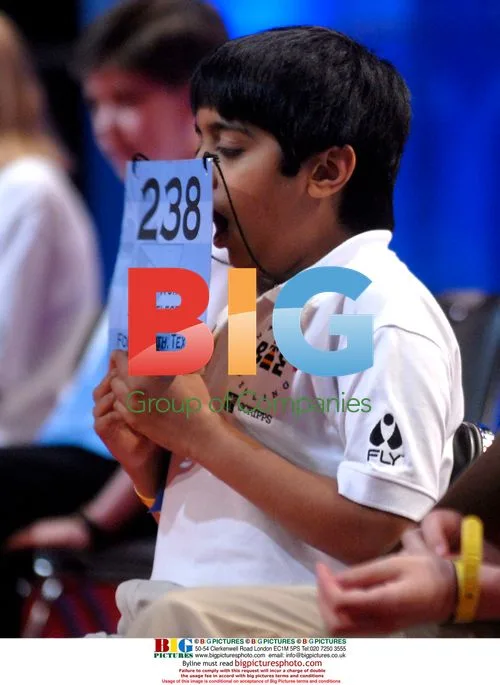 Young Contestant Waits at Spelling Bee