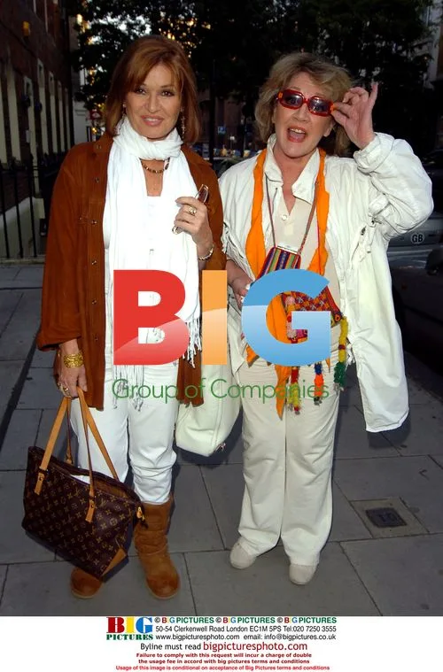 Stephanie Beacham and Amanda Barrie at 'Protect the Human' event