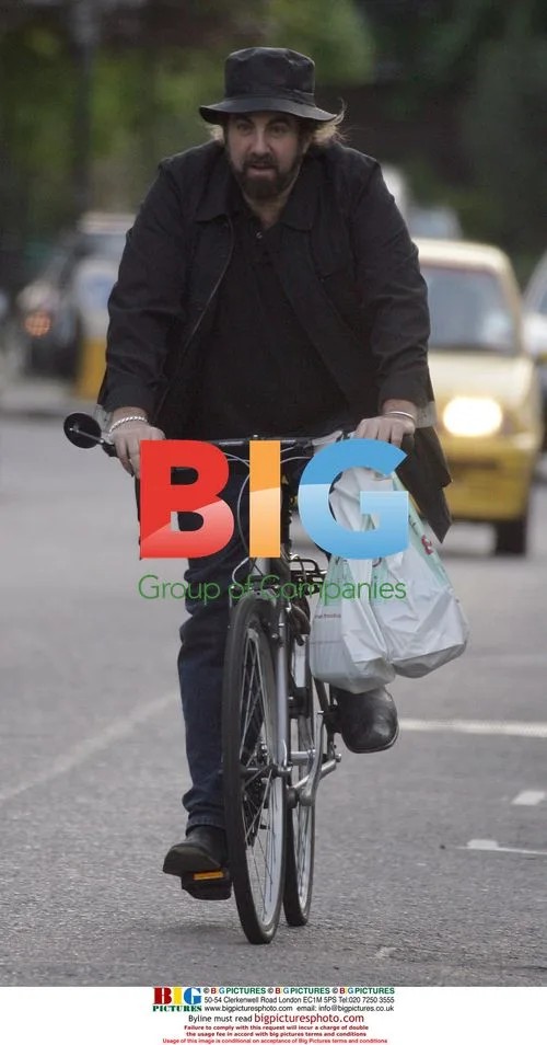 Arthur Baker Spotted Riding Bike in London
