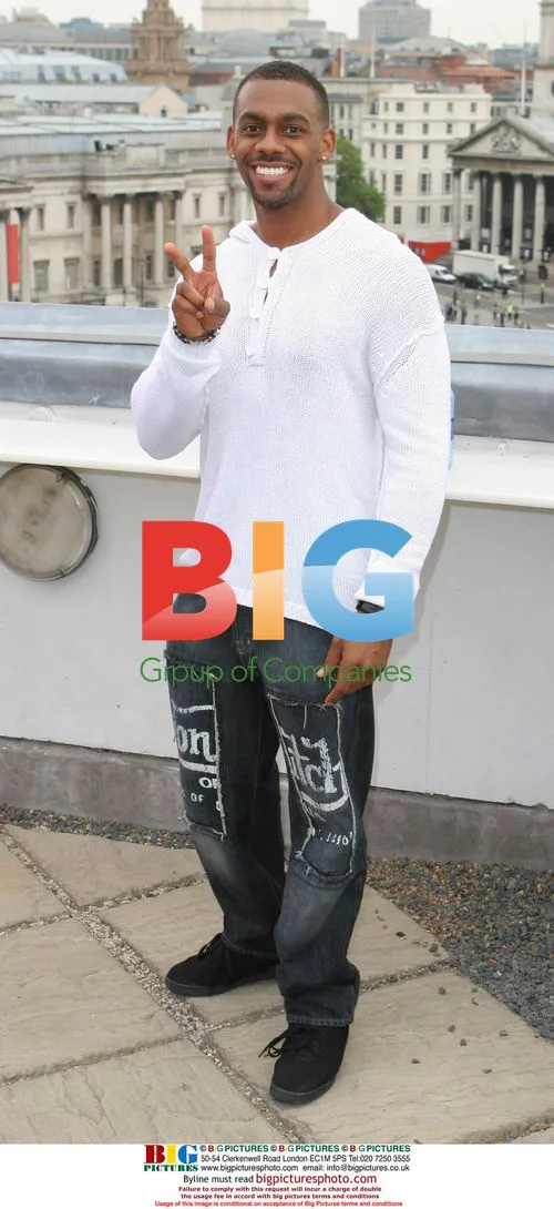 Richard Blackwood at 'A Smile is A Gift' campaign launch