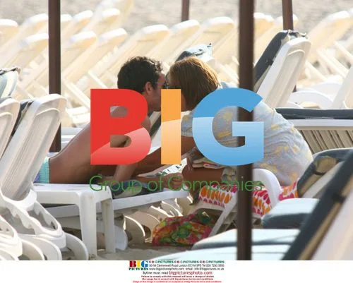 Reality TV Star Jade Goody on Holiday in Spain