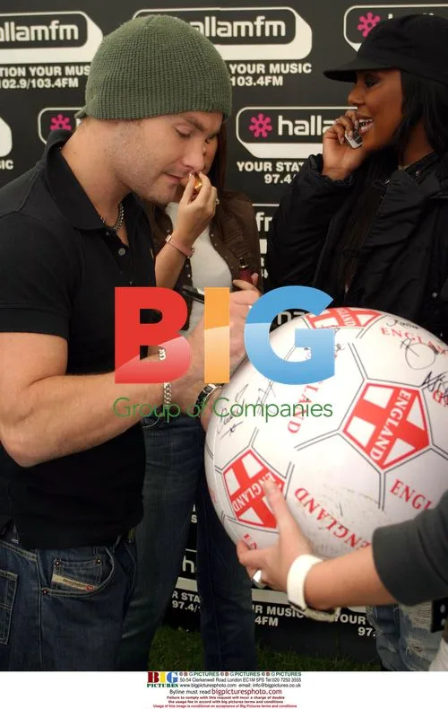 Kevin Simm of Liberty X at Hallam FM Mayfest