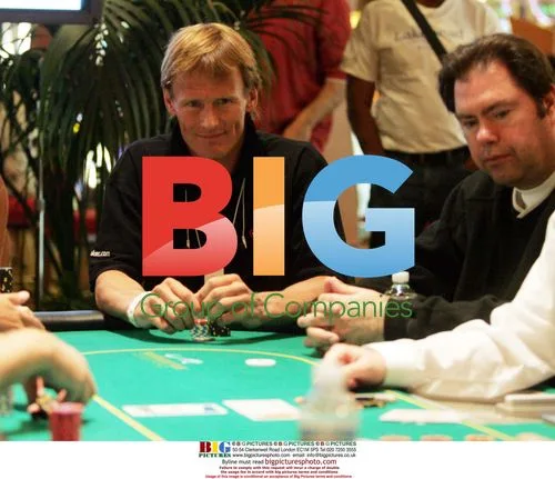 Soccer Legend Teddy Sheringham at World Poker Tour