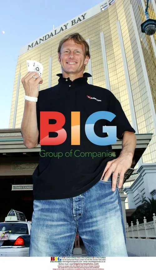 Soccer Legend Teddy Sheringham at World Poker Tour