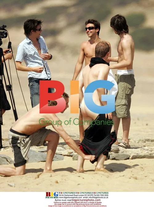 Hollyoaks stars in beach photoshoot
