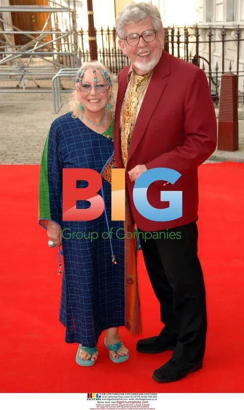 Rolf Harris and wife arrive at Royal Academy