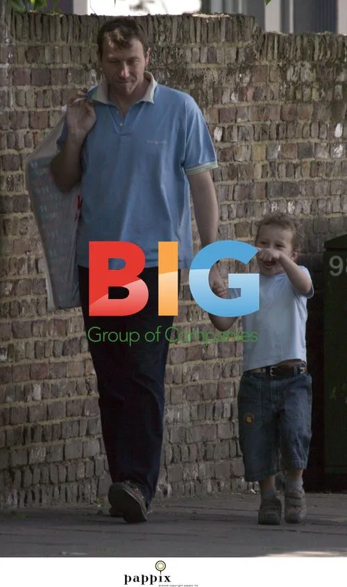 Mike Atherton Picks Up Son from School