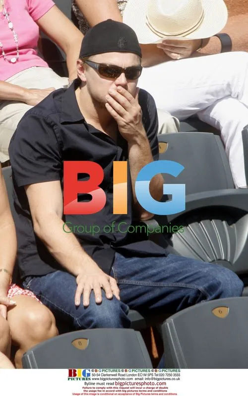 Leonardo DiCaprio at French Open