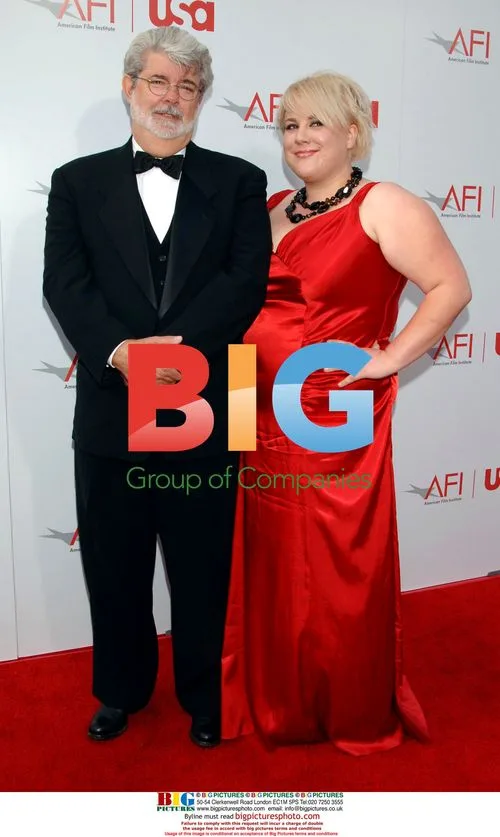 George Lucas and daughter Katie at AFI event
