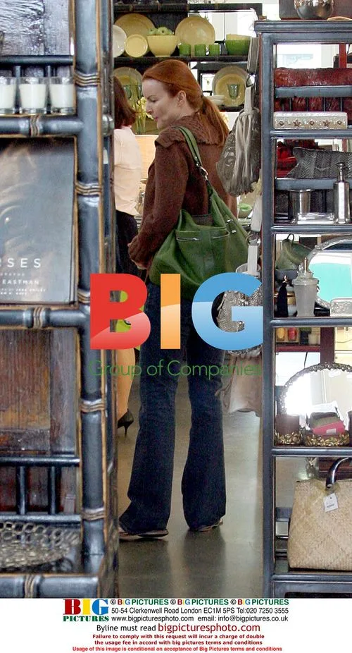 Marcia Cross Shopping in Malibu
