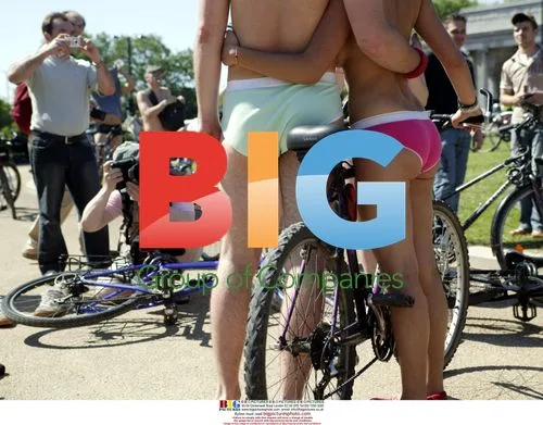 Naked Bike Protest Across UK