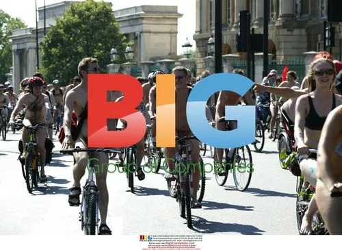 Naked cycle protest across UK against oil dependency