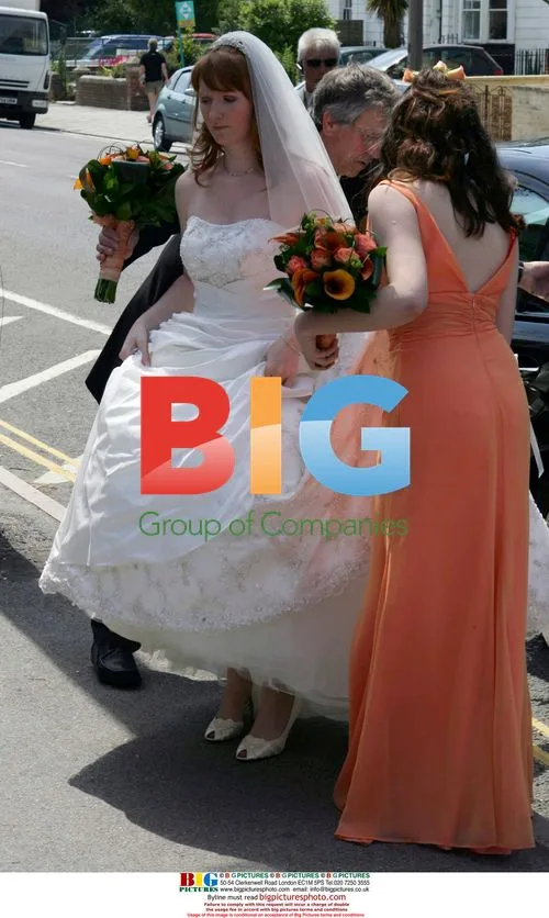 Will Young attends wedding in Weymouth, UK