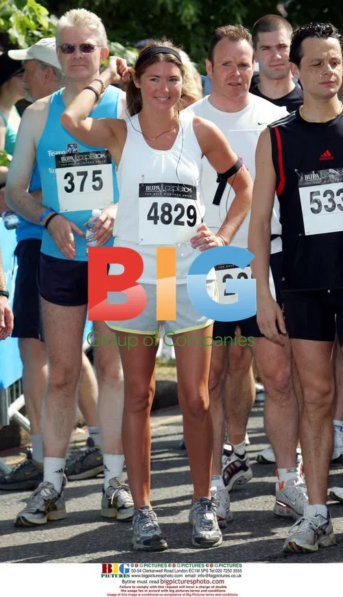 Jools Oliver at BUPA 10km run