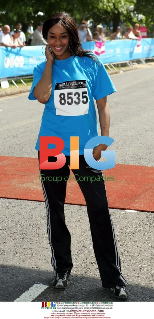 Singer Keisha White at BUPA 10km run