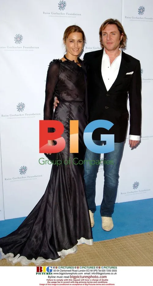 Jasmine Le Bon and Simon Le Bon at Althorp party