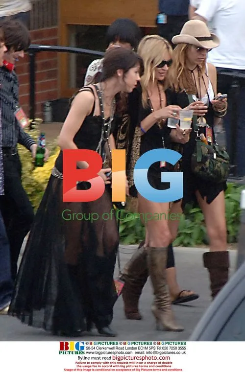 Kate Moss at Isle of Wight Festival