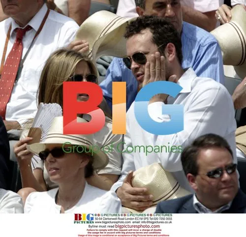 Jennifer Aniston & Vince Vaughn at French Open