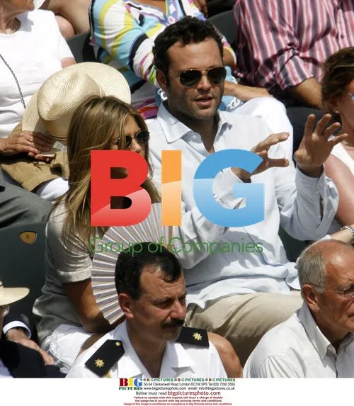 Aniston & Vaughn at French Open Final