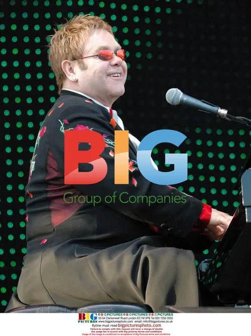 Elton John performs live at concert