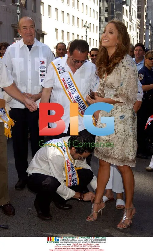 Marc Anthony, Jennifer Lopez at Puerto Rican Day Parade