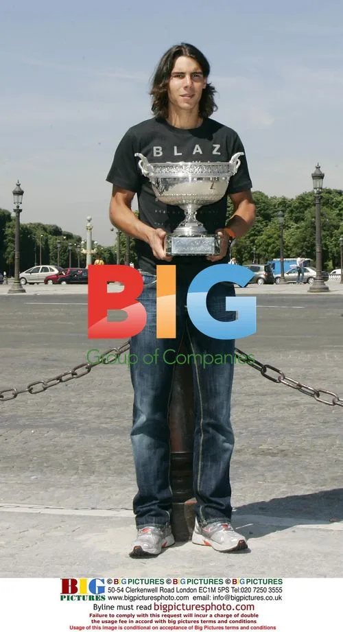 Raphael Nadal at Paris Photocall