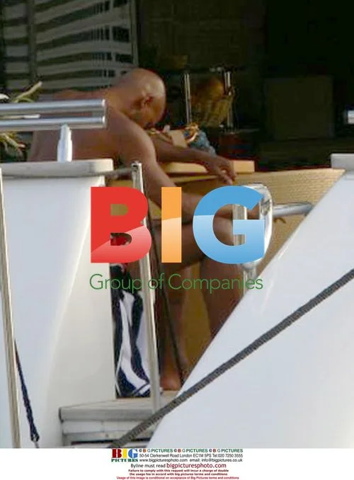Nicolas Anelka on holiday in St Barth