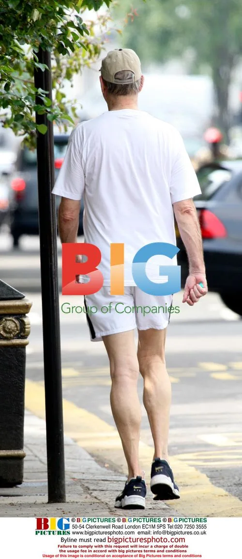 John Cleese spotted leaving gym in London