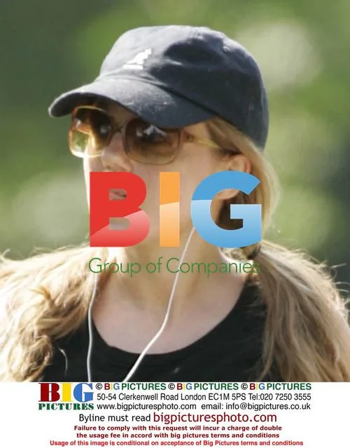 Geri Halliwell Jogging in London