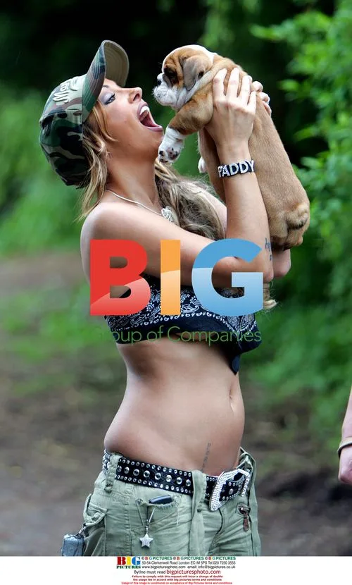 Jodie Marsh films new TV series with dogs