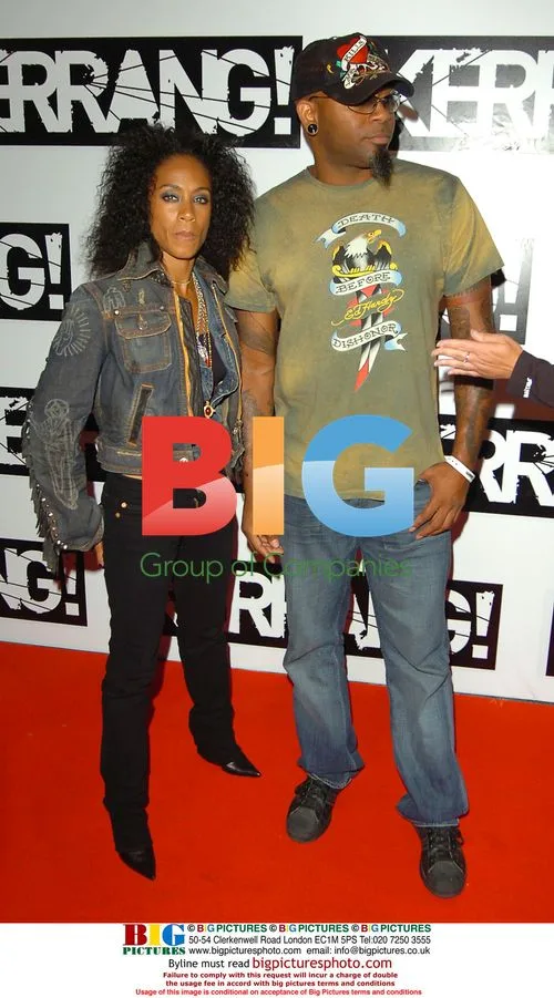 CD Cameron Graves, Jada Pickett-Smith at Kerrang! 25th Party