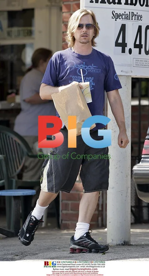 David Spade Picking Up Food in Malibu