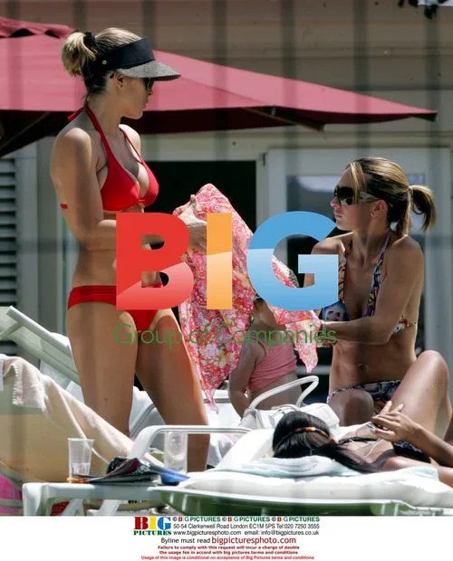 Elen Rives and Louise Bonsall Sunbathe